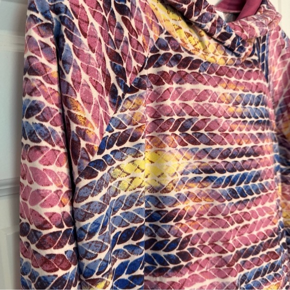 NWT LuLaRoe Small  Amber Lightweight Hoodie Unicorn Multicolor Pink - Picture 3 of 9